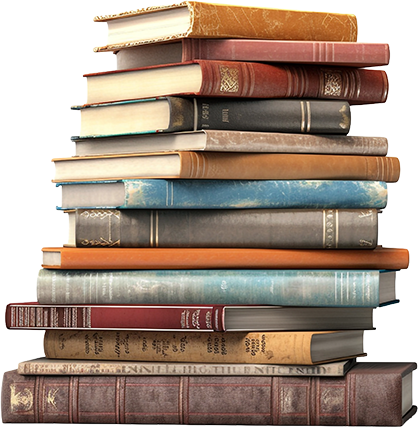 Books stacked -8
